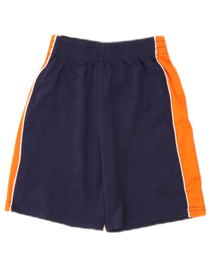 Pantaloni scurti sport Puma pentru femei US 6 Medium bleumarin din poliester color bloc
