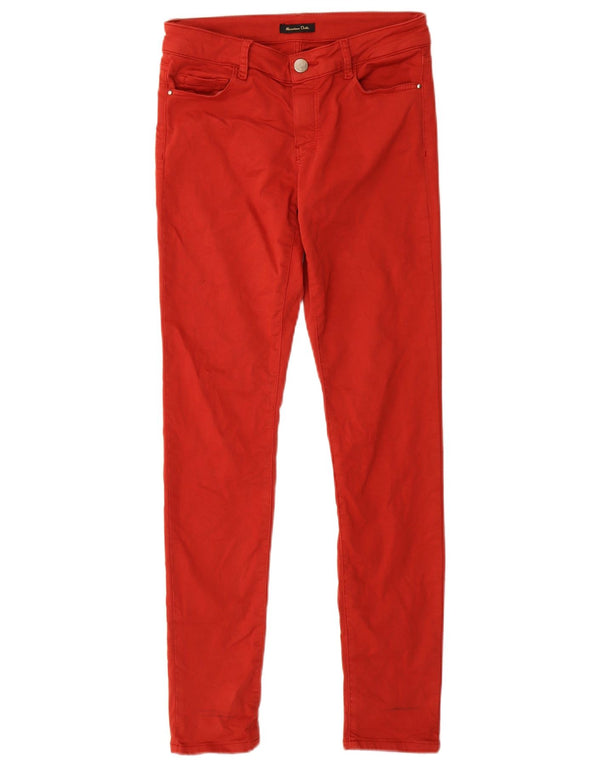 Massimo Dutti blugi skinny pentru femei EU 34 2XS W24 L29 bumbac roșu