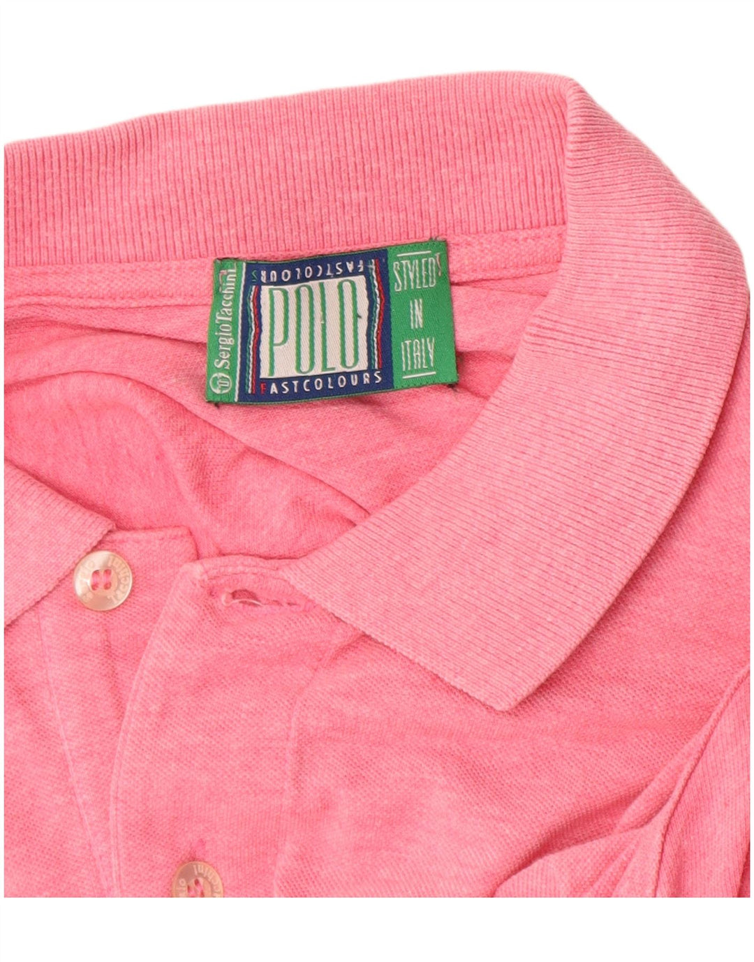 SERGIO TACCHINI Tricou Polo Barbati Bumbac Roz Mediu