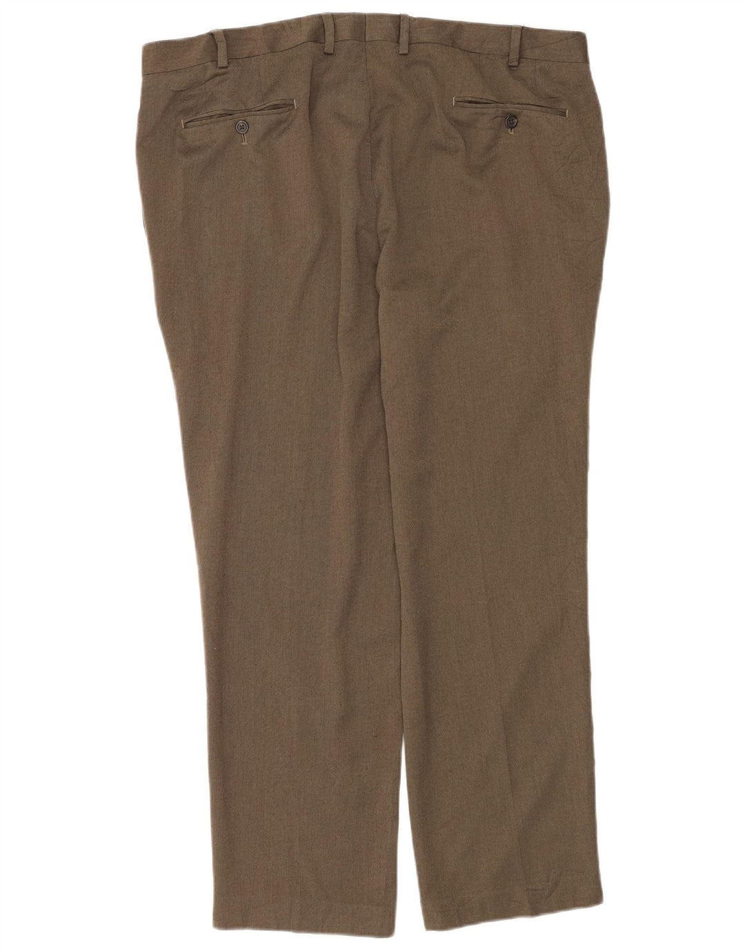Pantaloni de costum drepți pentru bărbați Ralph Lauren L40 L30 poliester gri