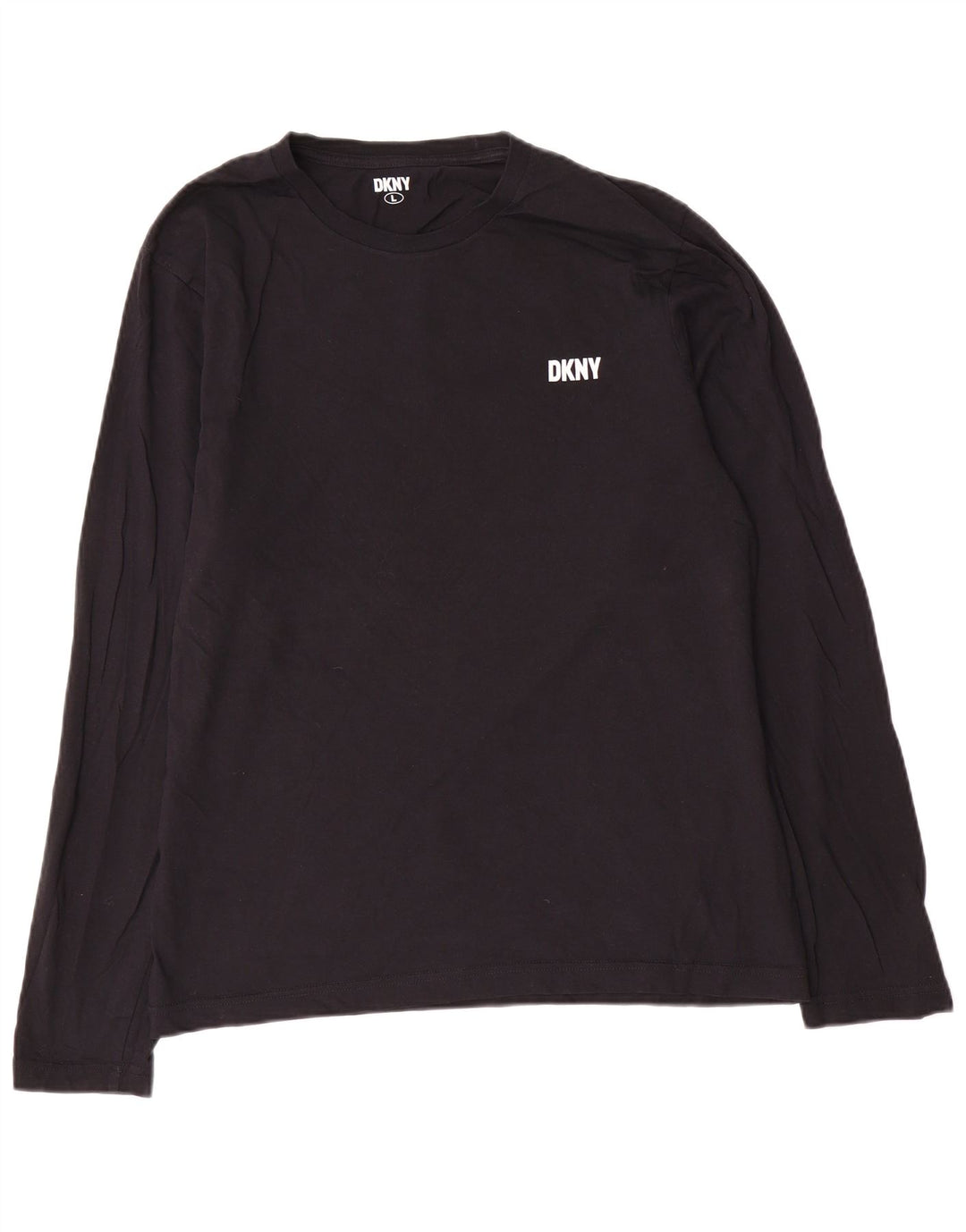 Dkny Top pentru bărbați cu mânecă lungă, mare, negru, bumbac