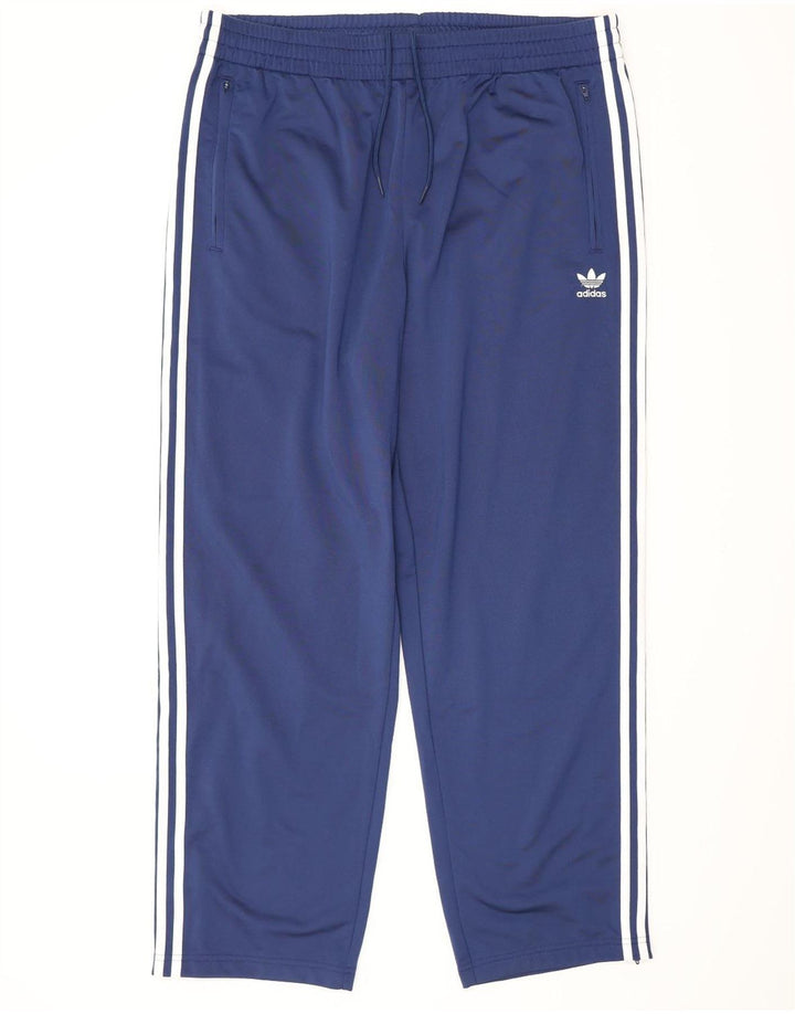 Pantaloni de trening pentru bărbați ADIDAS XL, poliester bleumarin