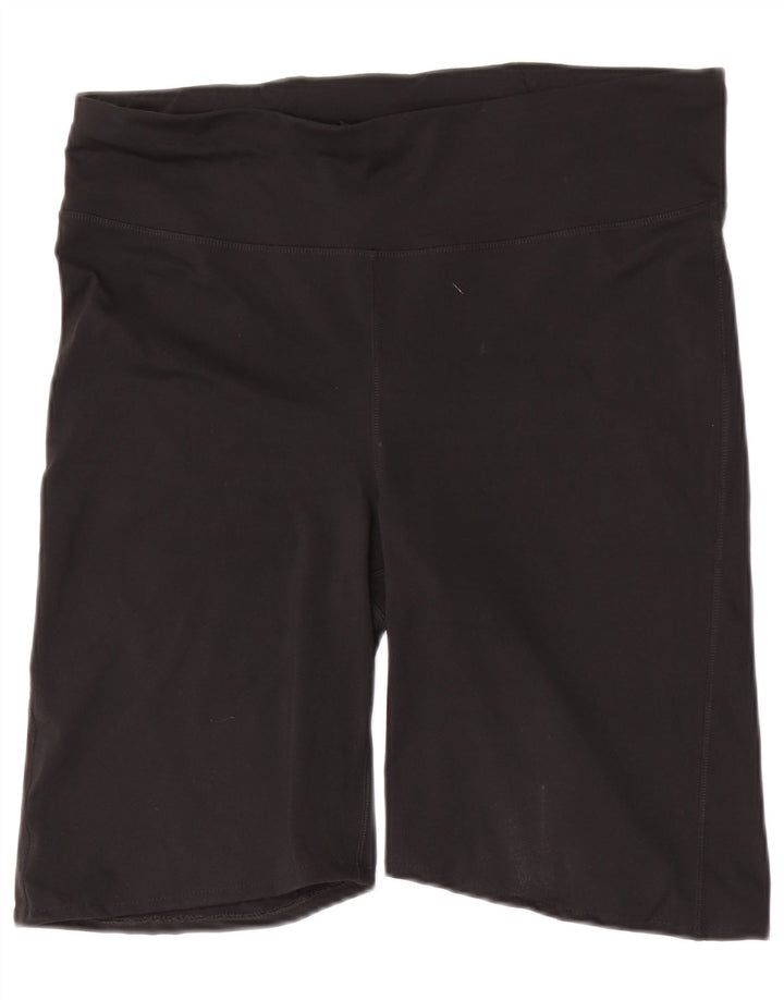 MARKS & SPENCER Pantaloni scurți sport, cu ajustare normală, pentru femei UK 16 Large Black