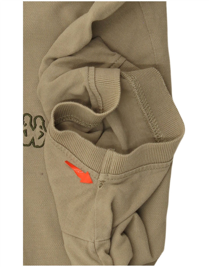 Cămașă polo pentru bărbați Kappa 6XL bumbac kaki
