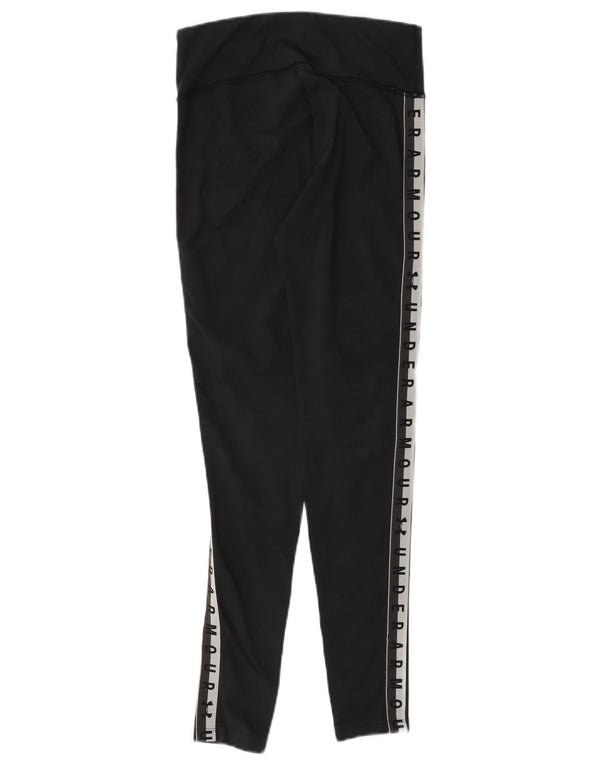 Leggings Under Armour pentru femei Heat Gear Slim Fit UK 6 XS Black Colorblock
