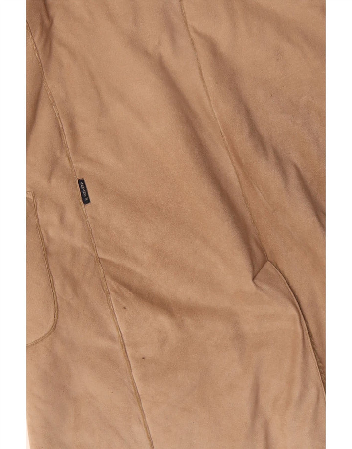 Pardesiu Sherpa pentru femei ARMANI UK 16 mare, bej