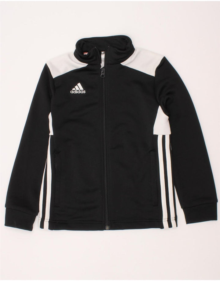 Jachetă de trening pentru băieți Adidas 7-8 ani, negru, poliester