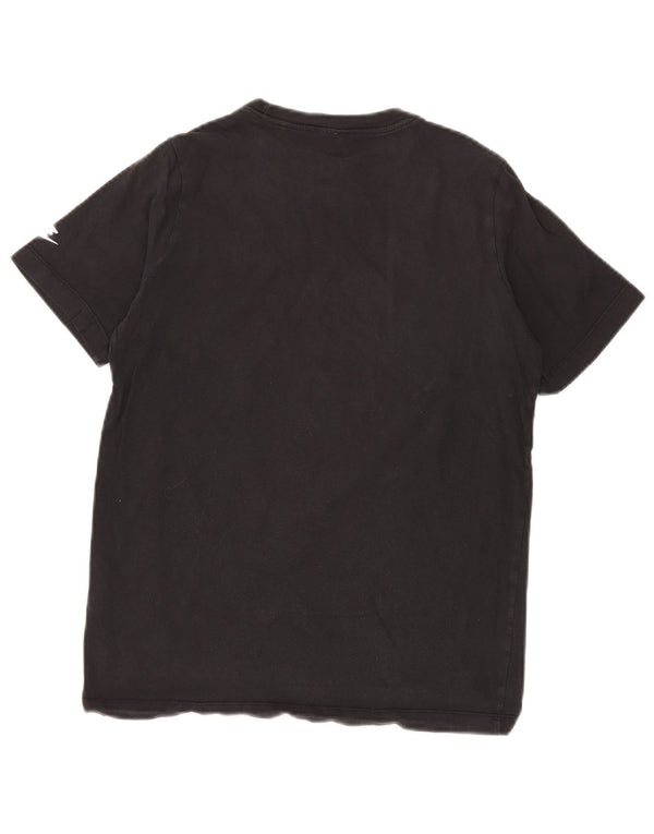 Nike Girls Graphic T-Shirt Top 13-14 Years XL Black Cotton