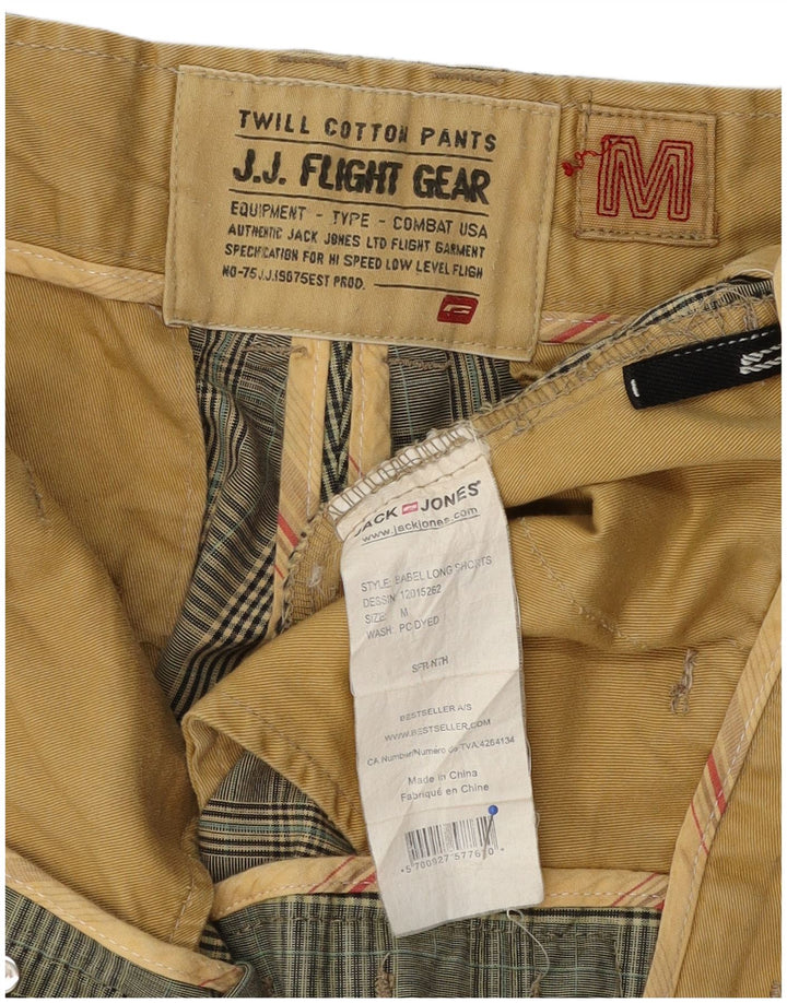 Pantaloni scurți chino pentru bărbați Jack & Jones Medium W32 Khaki Check Bumbac