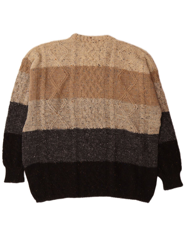 NOU FAST Pulover pentru bărbați cu gât crew, 2XL, multicolor, color block