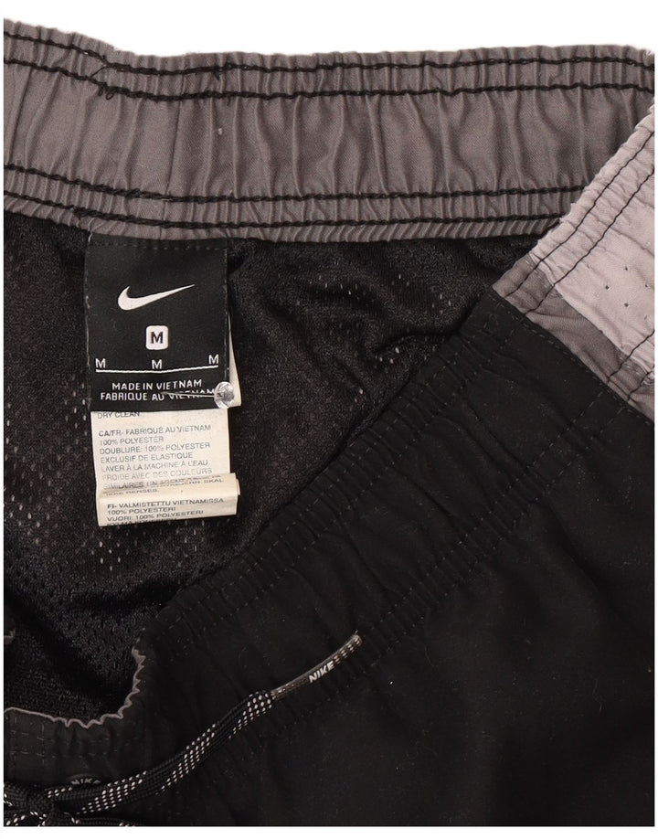 Pantaloni scurți sport Nike pentru bărbați, negru mediu, poliester color bloc