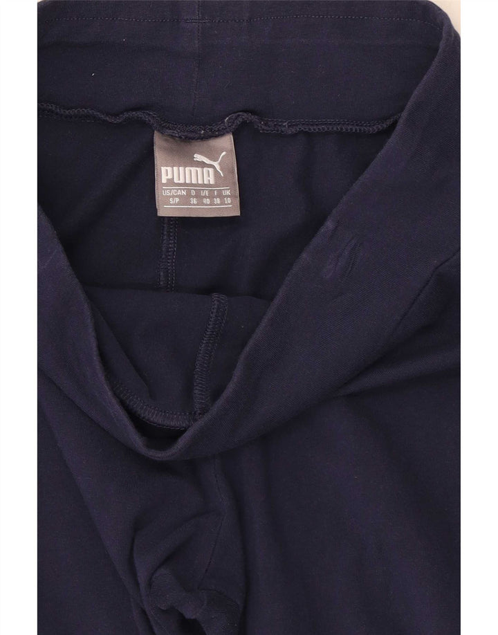 Leggings grafic Puma pentru femei UK 10 Small Bleumarin