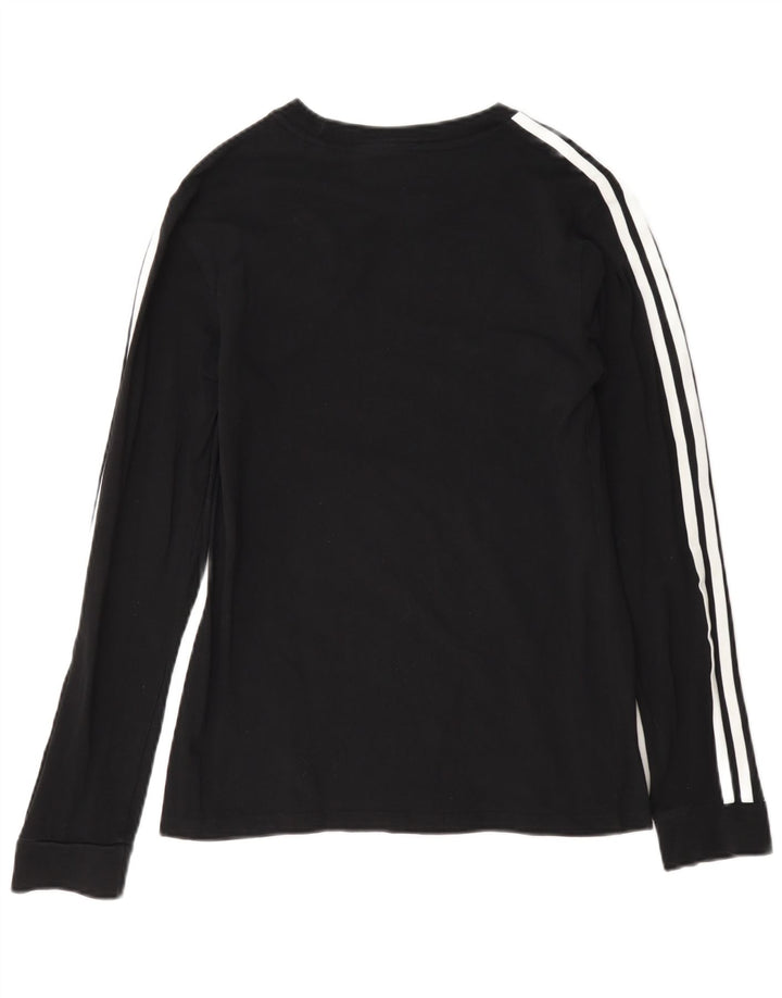 Top femei Adidas cu mânecă lungă UK 8 Small Negru