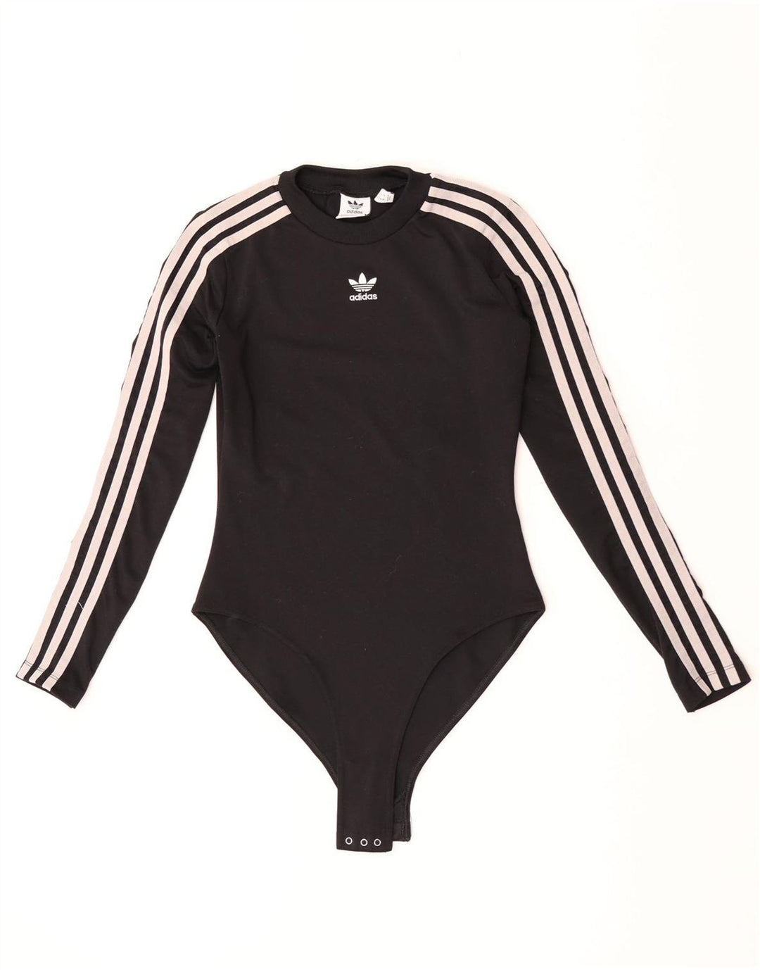 Body cu mânecă lungă pentru femei Adidas UK 8 Poliester negru mic