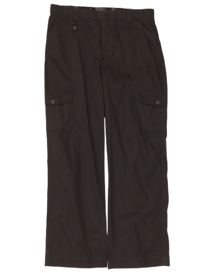 Pantaloni cargo drepti pentru femei Lee W30 L30 negri