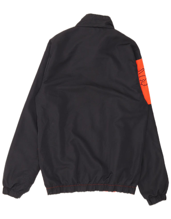Jachetă de trening grafică pentru bărbați Lacoste Mărimea 4 Medium Black Colorblock