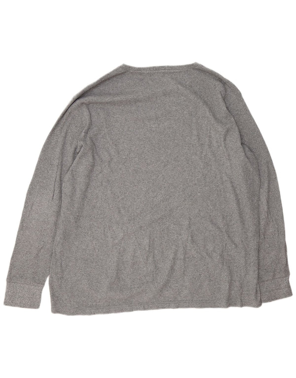 Polo Ralph Lauren Top pentru bărbați cu mânecă lungă 2XL bumbac gri