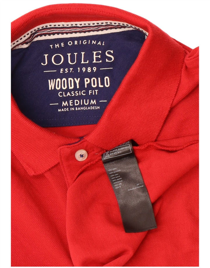 Tricou polo pentru bărbați Joules Classic Fit, bumbac roșu mediu