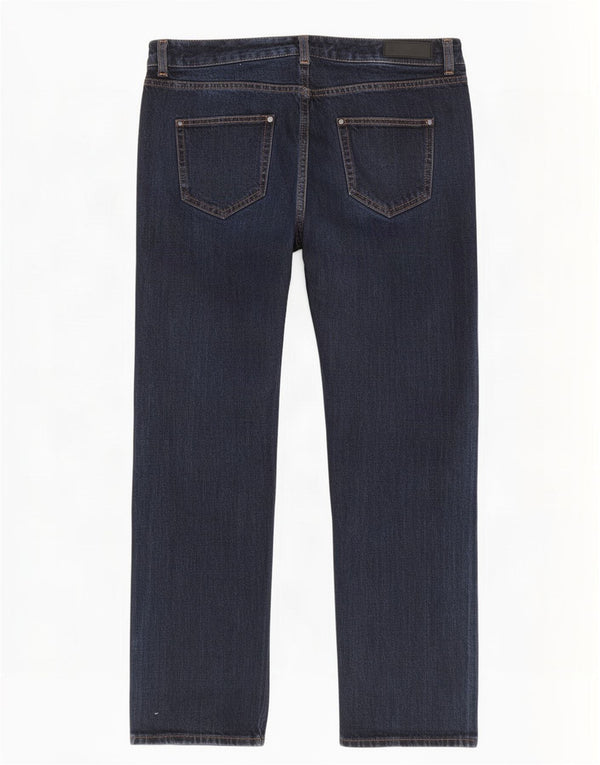 Blugi drepti pentru femei Marks & Spencer UK 14 Large W32 L29 Bleumarin
