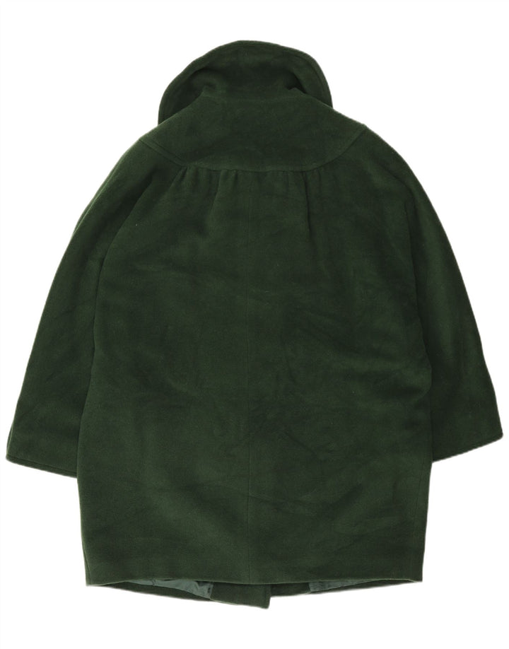Pardesiu supradimensionat Vintage pentru femei UK 18 XL Lână verde