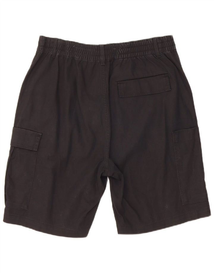 Pantaloni scurți cargo pentru bărbați Zara EU 42 Large W32 Bumbac negru