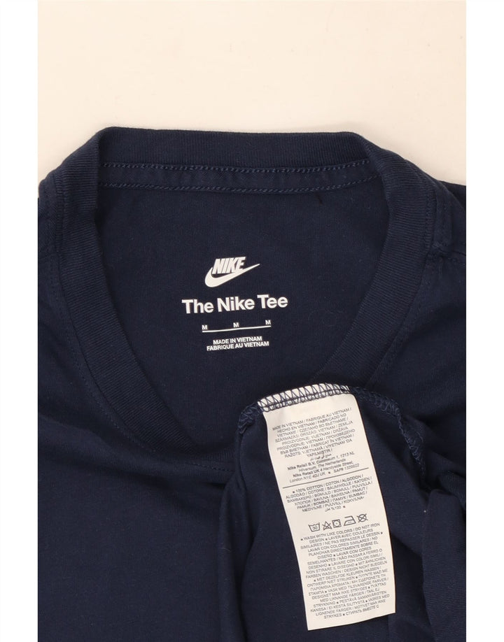 Tricou pentru bărbați Nike Top mediu din bumbac bleumarin