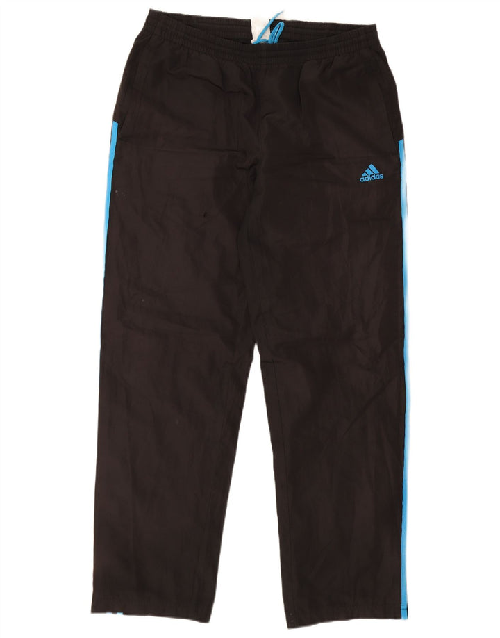Pantaloni de trening Adidas pentru bărbați, medii, negru, color block