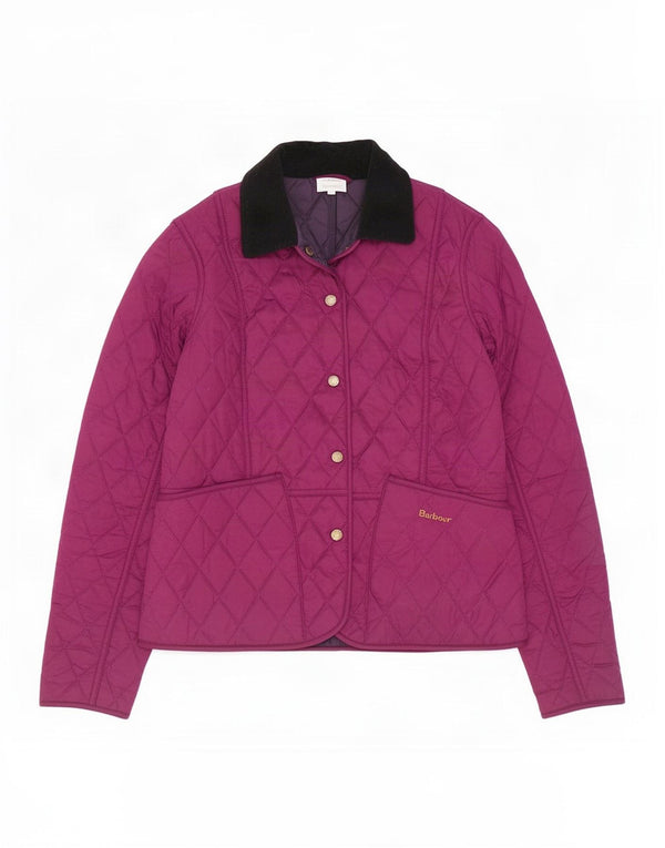 Jachetă matlasată Barbour pentru femei UK 8 Small Violet Poliester