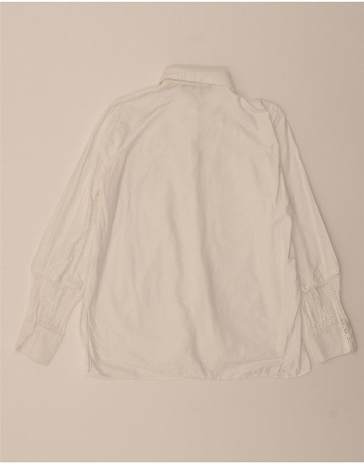 MASSIMO DUTTI Womens Shirt EU 36 XS  White Vintage Massimo Dutti and Second-Hand Massimo Dutti from Messina Hembry 