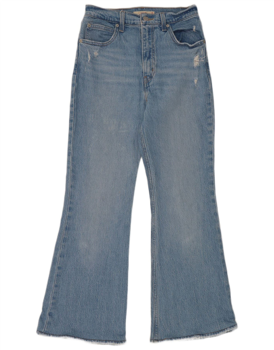 Blugi evazați cu talie înaltă Levi's pentru femei L26 L27 Bumbac albastru