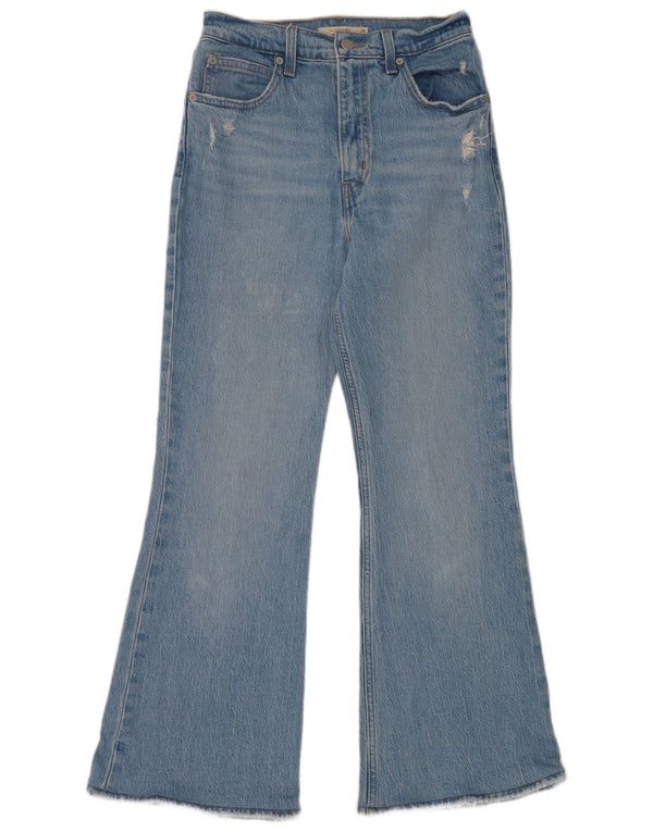 Blugi evazați cu talie înaltă Levi's pentru femei L26 L27 Bumbac albastru