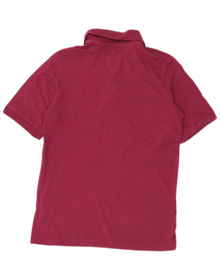Cămașă polo pentru bărbați Kappa Bumbac Burgundy mic