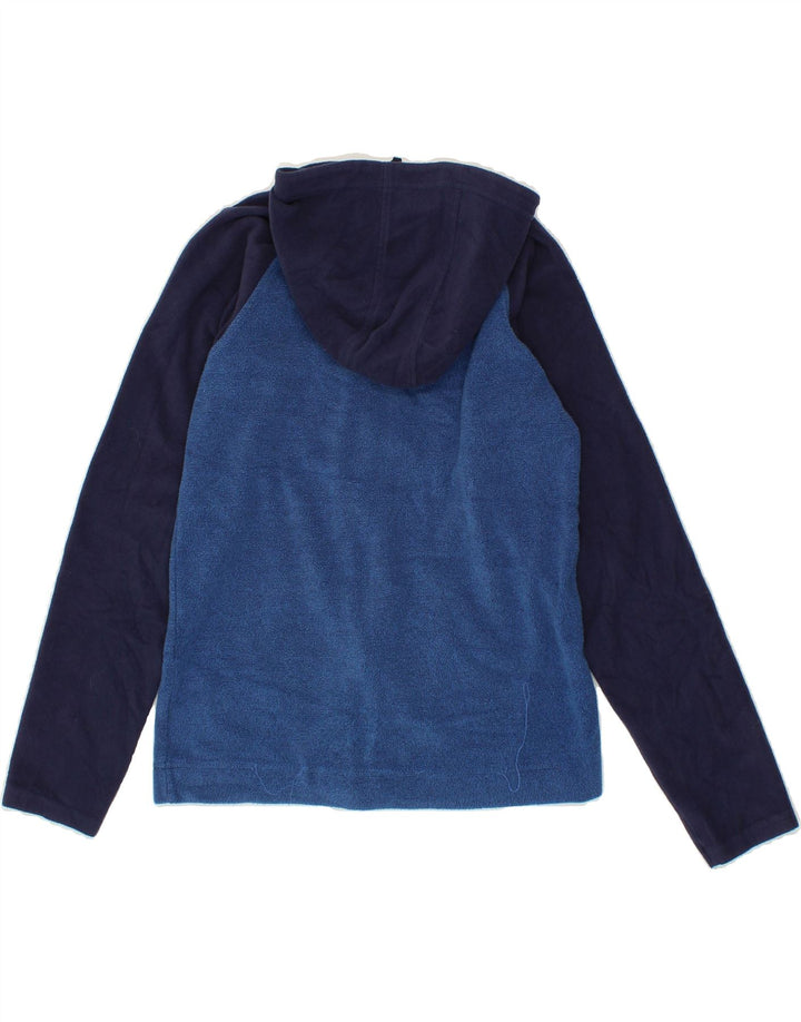 MOUNTAIN WAREHOUSE Boys Fleece Jacket 11-12 Years Navy Blue Colourblock Vintage Mountain Warehouse and Second-Hand Mountain Warehouse from Messina Hembry 