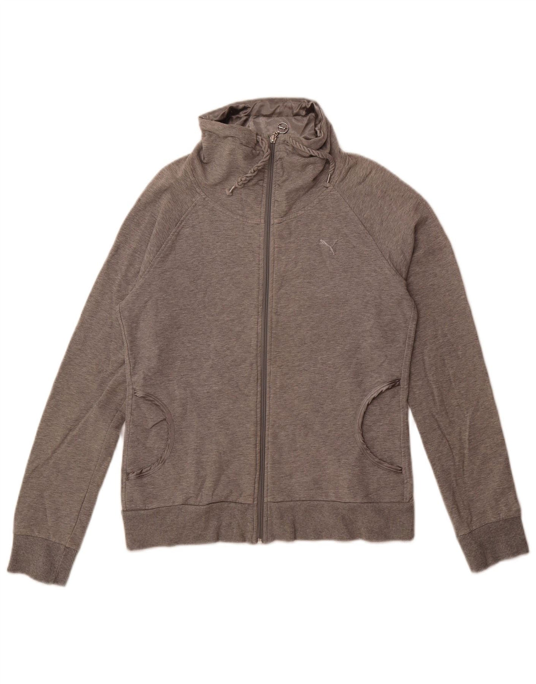 Jachetă de trening Puma pentru femei UK 14, mare, gri bumbac