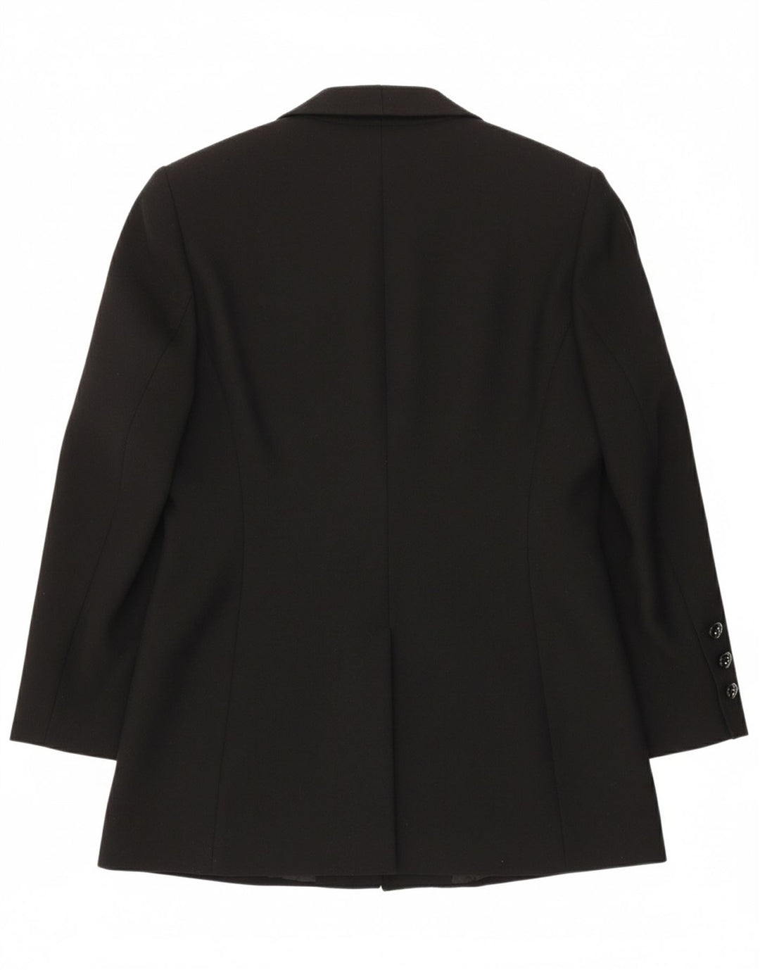 ANTONETTE Womens 4 Button Blazer Jacket UK 16 Large Black Wool