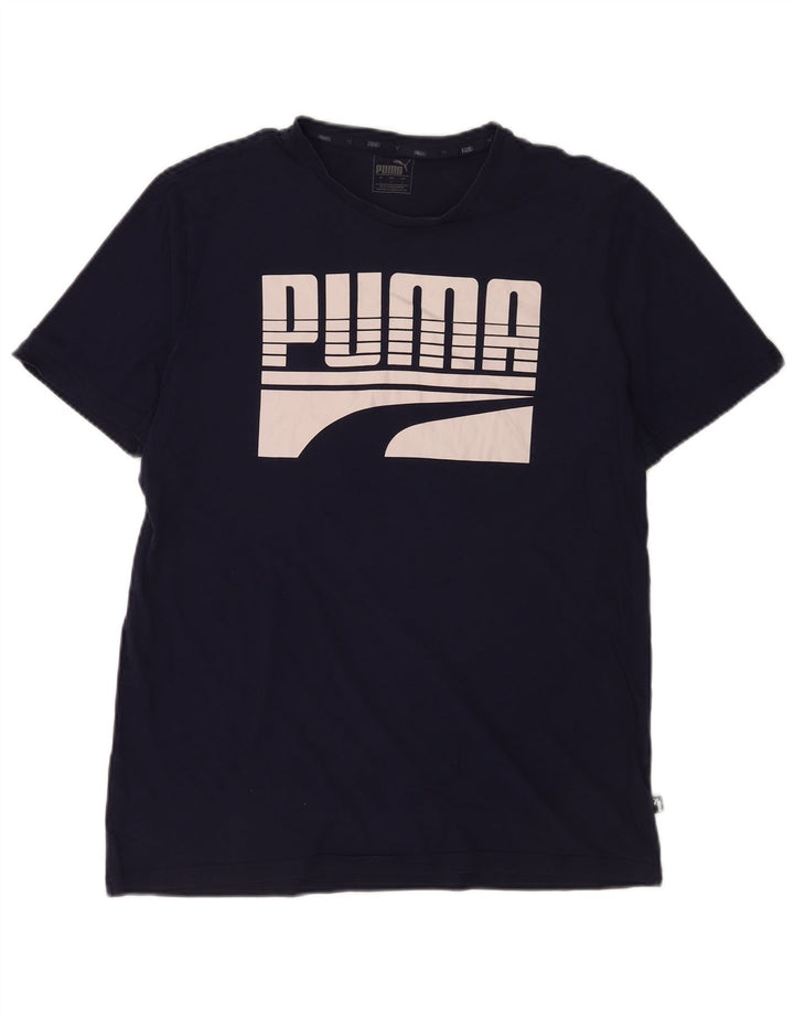 Tricou grafic Puma pentru bărbați Top mare bleumarin