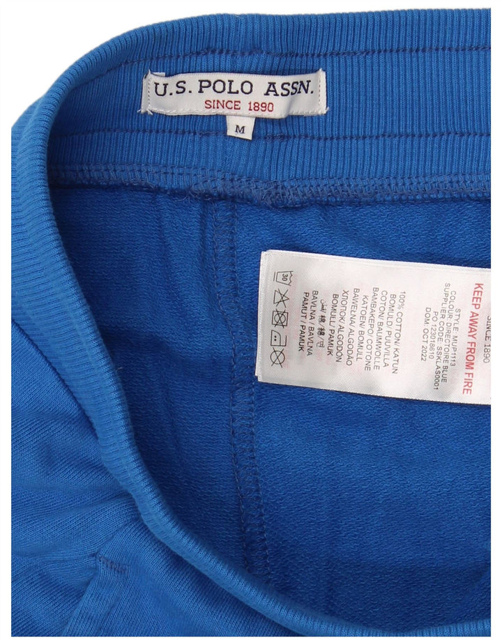 U.S. POLO ASSN. Pantaloni scurți sport pentru bărbați, bumbac albastru mediu