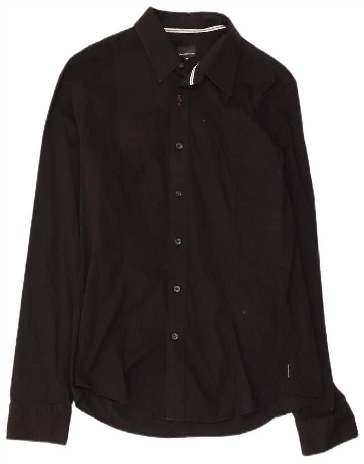 Cămașă pentru bărbați Calvin Klein Jeans Medium Black
