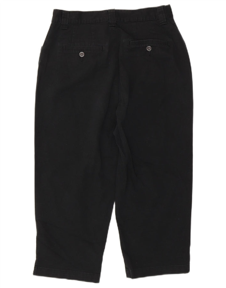 Pantaloni Capri conici LEE pentru femei cu talie înaltă US 6 Medium W30 L20 Negru