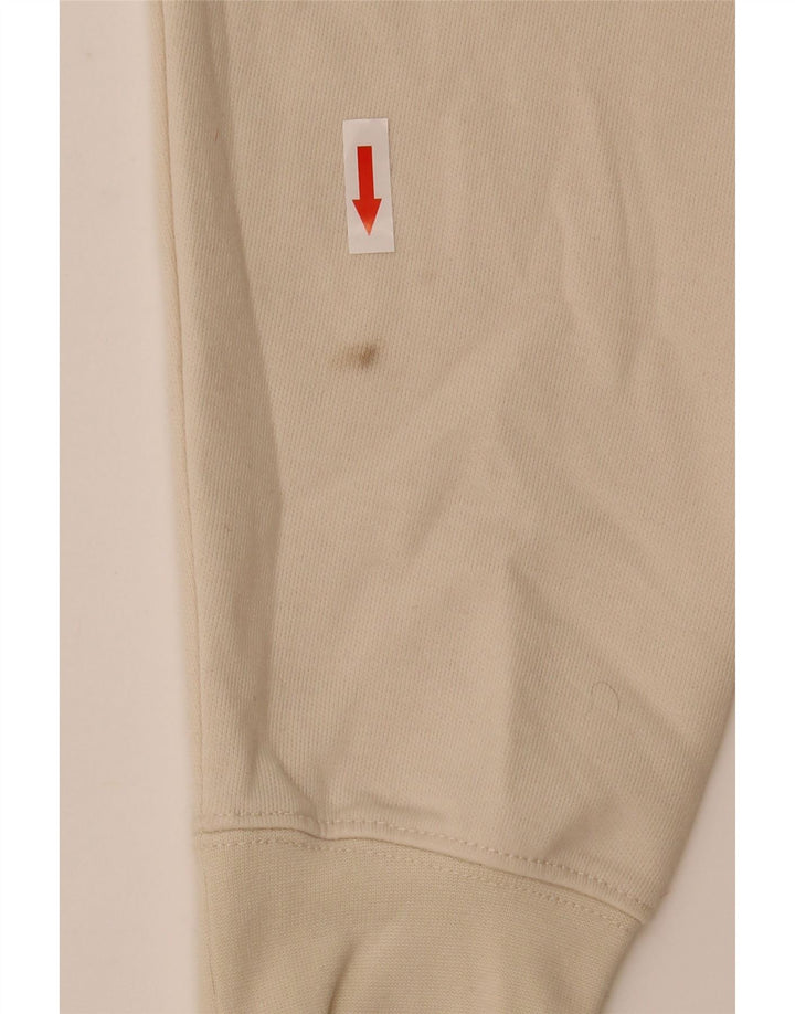 Pulover pentru bărbați Zara, cu gât polo, mic din bumbac alb