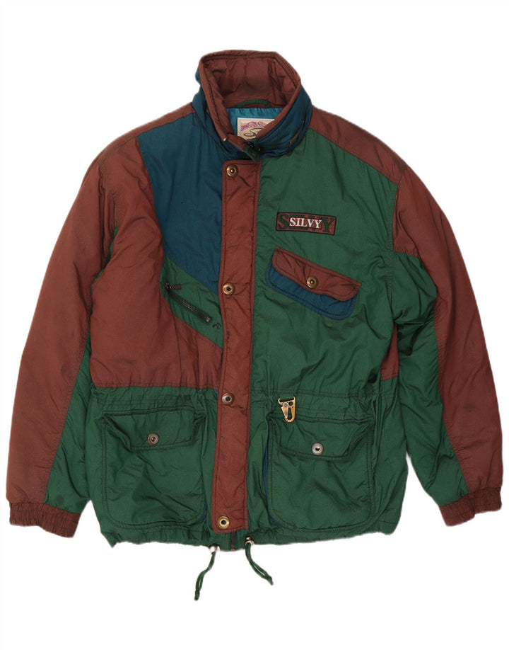 Jachetă de schi pentru bărbați Silvy IT 52 XL, verde, poliester color bloc