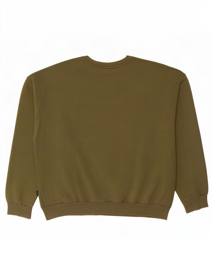 Hanorac grafic pentru bărbați Puma Jumper XL Kaki Bumbac