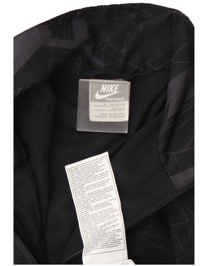 Jachetă de trening pentru băieți Nike 10-11 ani, medie, bleumarin, geometrică