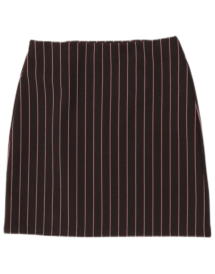 Fusta mini pentru femei Marks & Spencer UK 8 Small W26 Poliester cu dungi negre