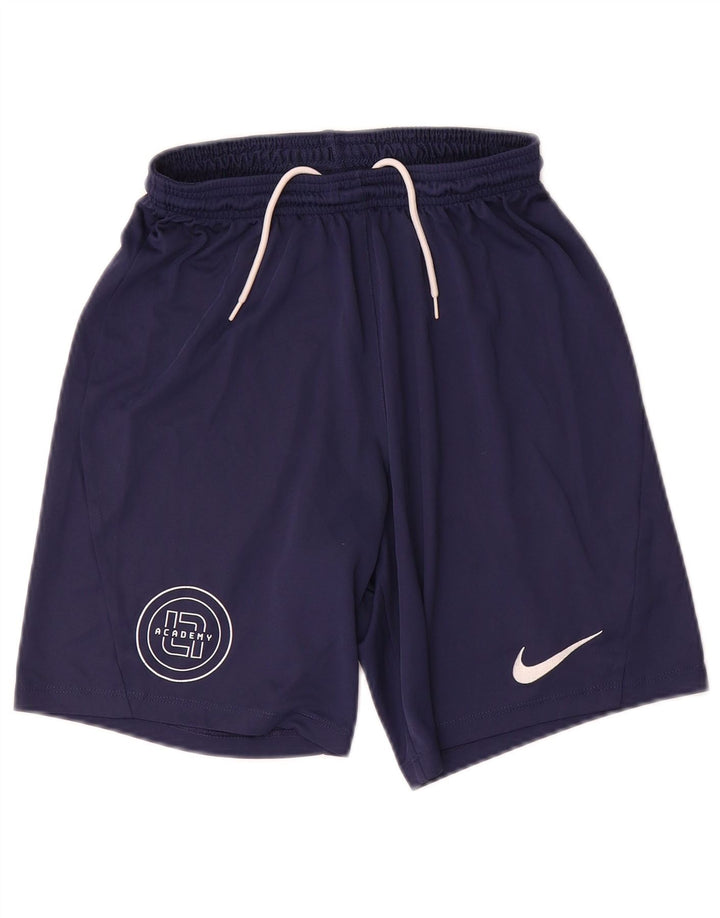 Pantaloni scurți sport subțiri Nike Dri Fit pentru bărbați, poliester mici, albastru