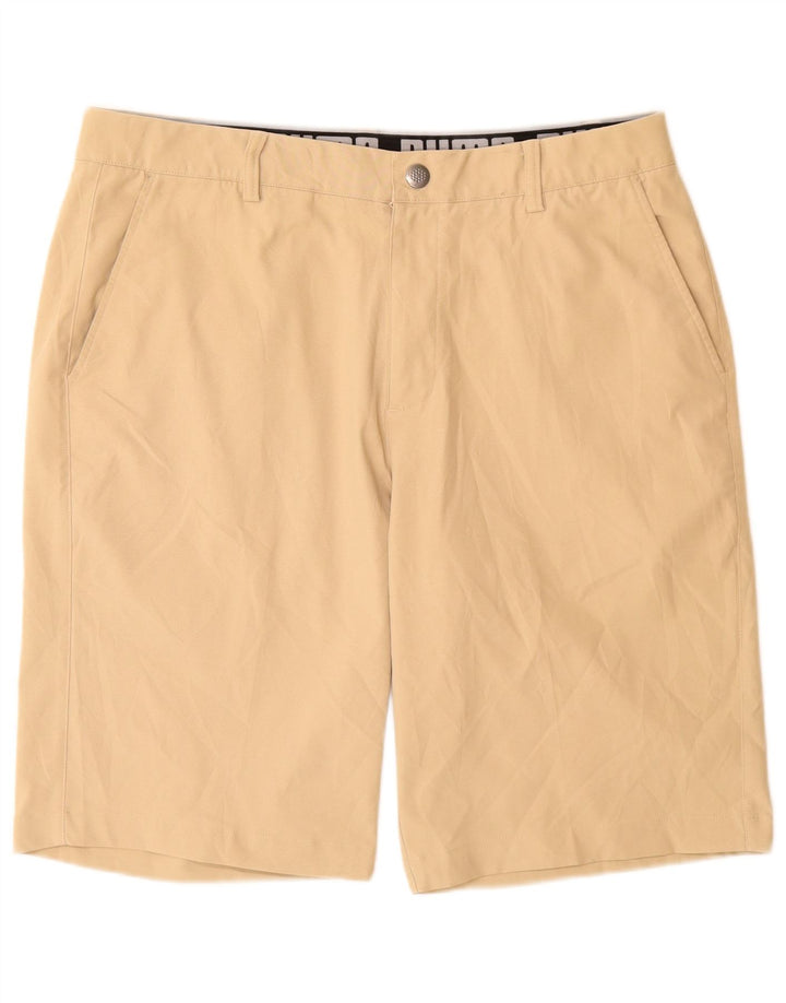 Pantaloni scurti chino PUMA pentru bărbați W36 Poliester bej mare