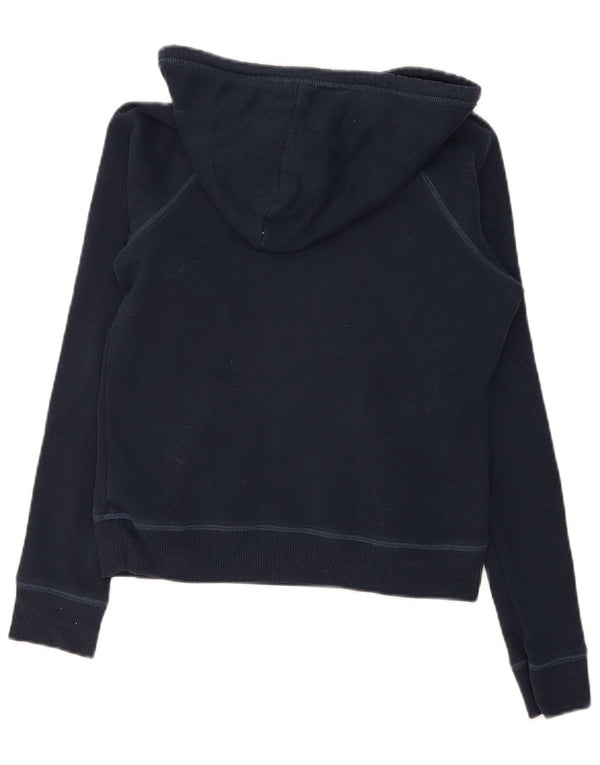Pulover Hollister pentru damă, cu grafică, UK 10, bumbac, albastru bleumarin