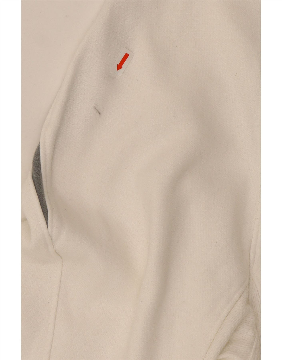 REEBOK Mens Graphic Sweatshirt Jumper Medium White Colourblock Cotton Vintage Reebok and Second-Hand Reebok from Messina Hembry 