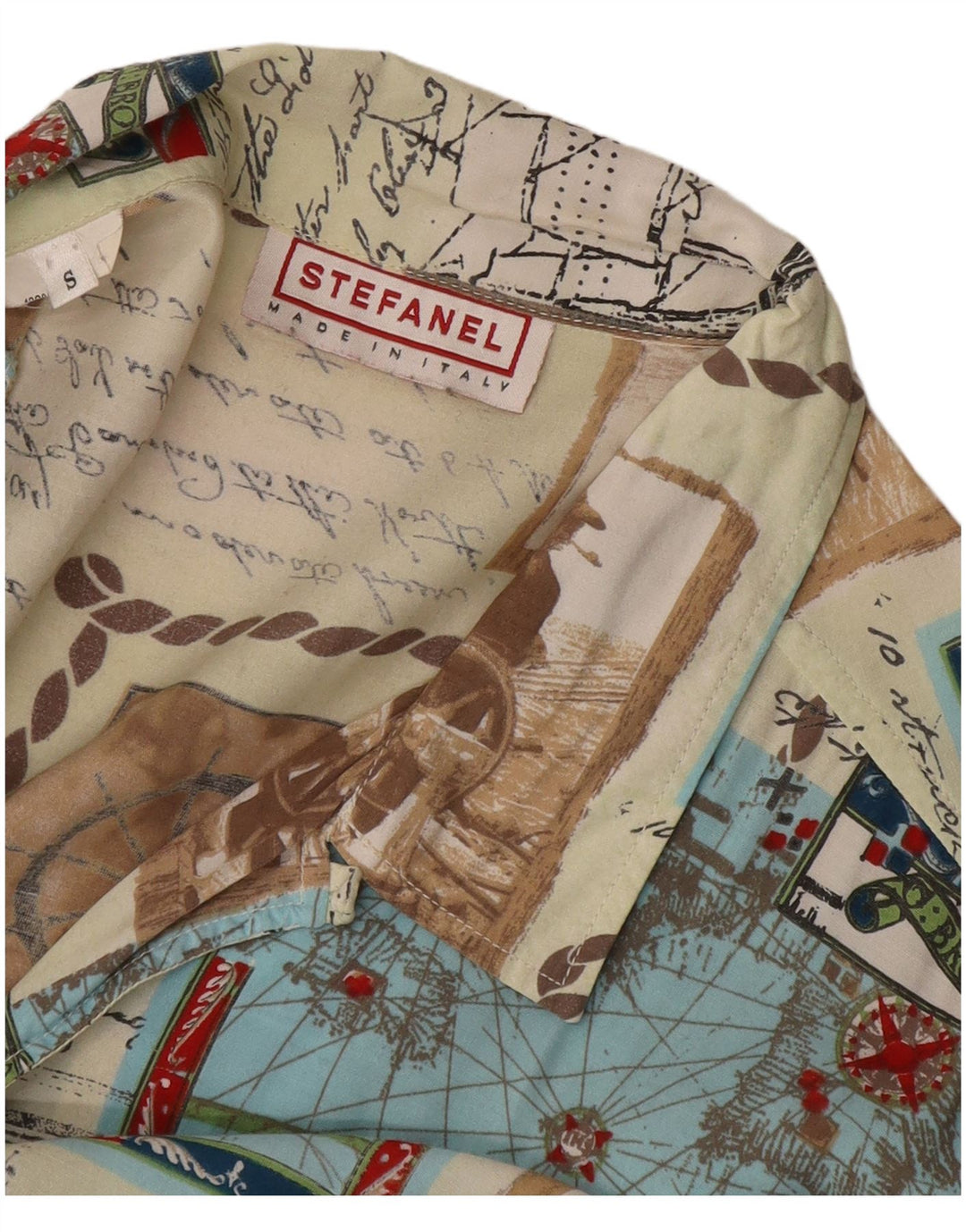 Cămașă cu mânecă scurtă pentru bărbați STEFANEL, multicoloră, mică