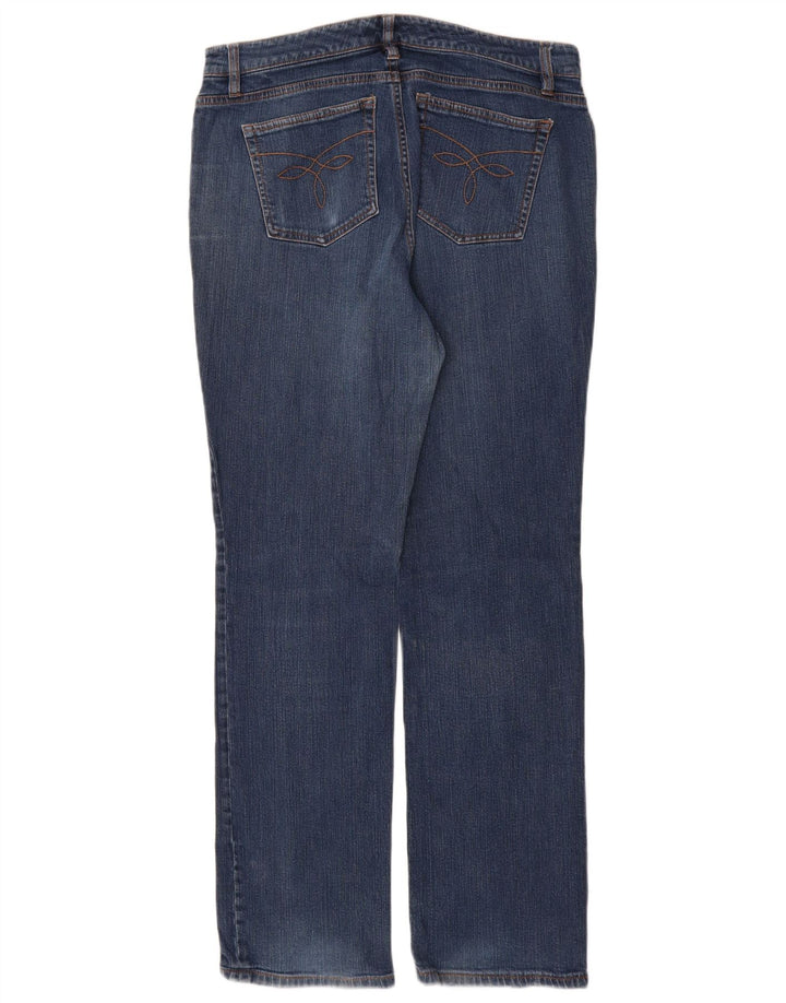 Jeans drepti pentru femei CHAPS US 10 Large W30 L31 Blue Bumbac